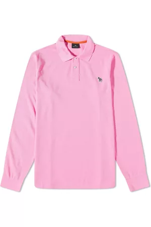 Paul Smith Long Sleeve Zebra Polo Shirt