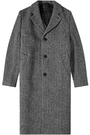 OFFICINE GENERALE Soft Jack Herringbone Wool Coat