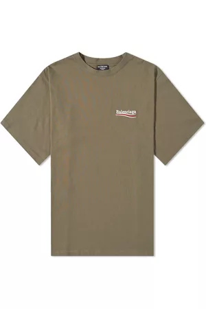 Balenciaga Oversize Political Campaign Logo Tee