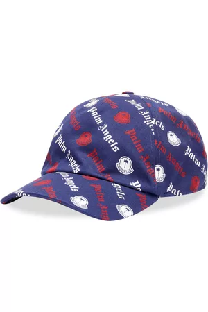 Moncler Women Caps - Genius x Palm Angels All Over Logo Baseball Cap
