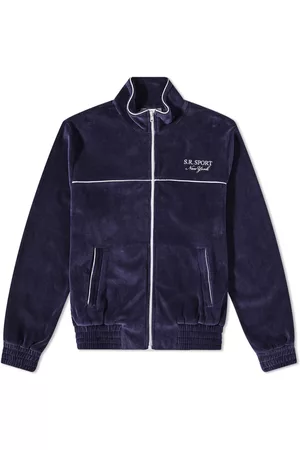 Sporty & Rich Eden Velour Track Jacket