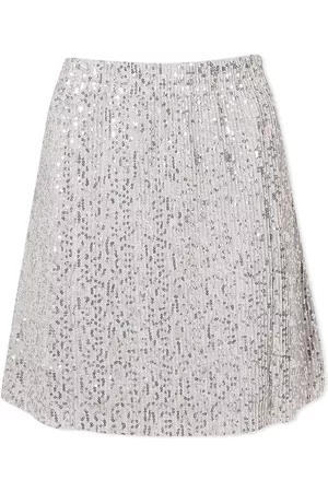 STINE GOYA Floretta Sequin Mini Skirt