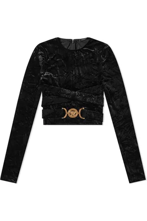 VERSACE Medusa Head Crop Top
