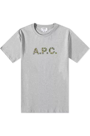 A.P.C. Men T-shirts - X Liberty Camo Logo Tee
