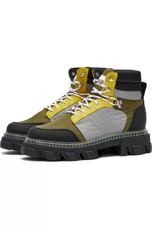 Ganni Cleated Lace Up Hiking Boot