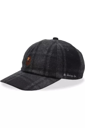 AAPE BY A BATHING APE Mr Bathing Ape Flannel Check Cap