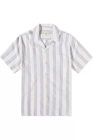 Foret Men Short sleeves - Twig Stripe Vacation Shirt