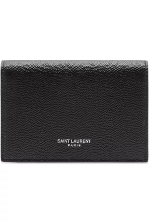 Saint Laurent Men Wallets - Grain Leather Credit Card Holder