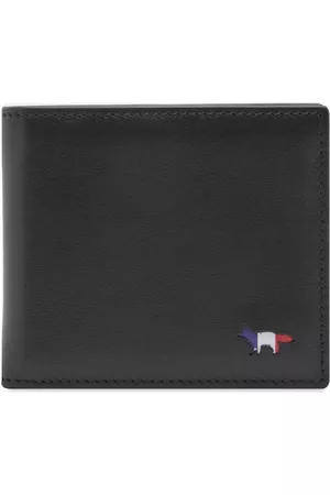 Maison Kitsuné Men Wallets - Maison Kitsune Tricolor Fox Compact Bifold Wallet