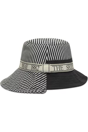 J.W.Anderson Asymmetric Striped Bucket Hat