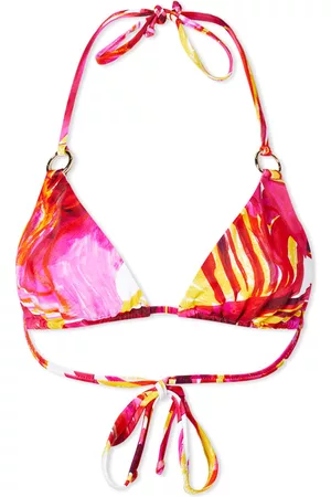 Louisa Ballou Mini Ring Triangle Bikini Top