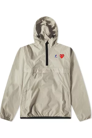 Comme des Garçons Comme des Garcons Play x K-Way Half Zip Packable Jacket