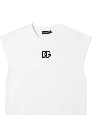 Dolce & Gabbana Logo Crop Vest Top