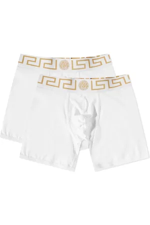VERSACE Greek Logo Waistband Boxer Trunk - 2 Pack