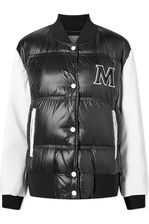 Moncler Mole Contrast Sleeve Padded Bomber
