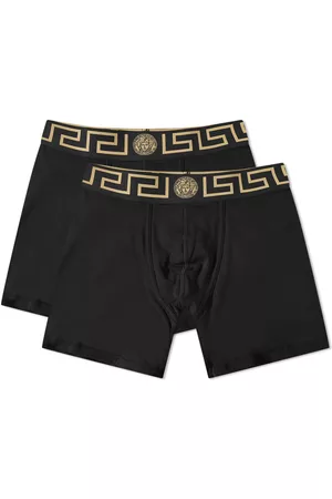 VERSACE Greek Logo Waistband Boxer - 2 Pack