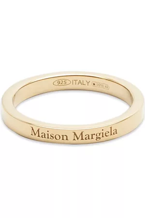 Maison Margiela Text Logo Slim Band Ring