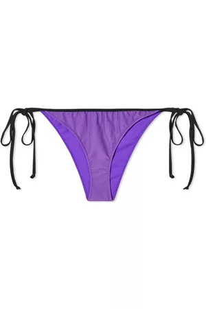 Ganni Women Bikini Bottoms - Graphic String Bikini Briefs