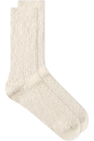ANONYMOUS ISM Men Socks - Lightweight Slub Crew Sock