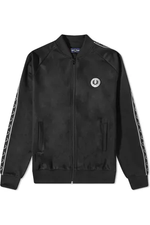 Fred Perry Reflective Bomber Neck Track Jacket