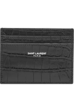 Saint Laurent Men Wallets - Grain Leather Card Holder