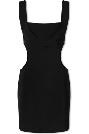 Marine Serre Double Crepe Tailored Dress