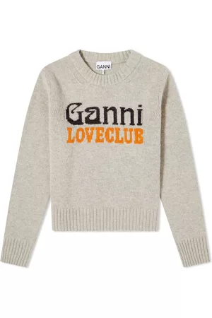 Ganni Women Sweatshirts - Graphic Crew Sweat