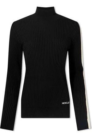 Moncler Women Tops - Contrast Sleeve Knitted Top