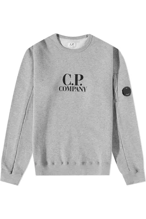 CP Company Sweatshirts - C.P. Company Undersixteen Logo Crew Sweat