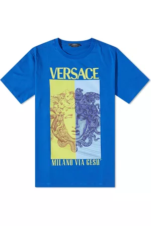 VERSACE Men T-shirts - Split Medusa Logo Tee