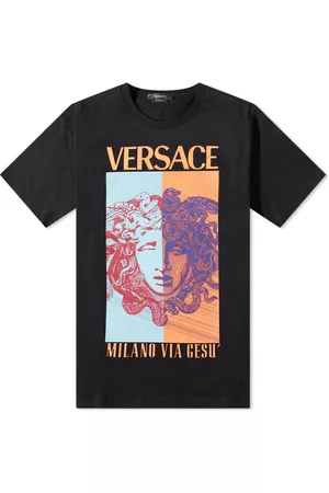 VERSACE Split Medusa Logo Tee