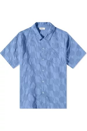 Universal Works Men Shirts - Dot Cotton Road Shirt