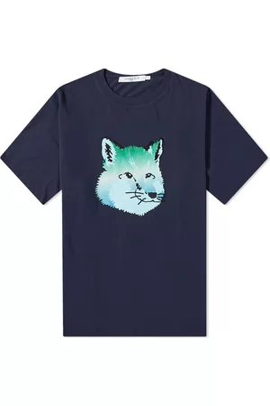 Maison Kitsuné Men T-shirts - Maison Kitsune Vibrant Fox Head Easy Tee