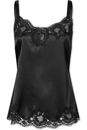 Dolce & Gabbana Women Vests & Camis - Silk Lace Cami Top