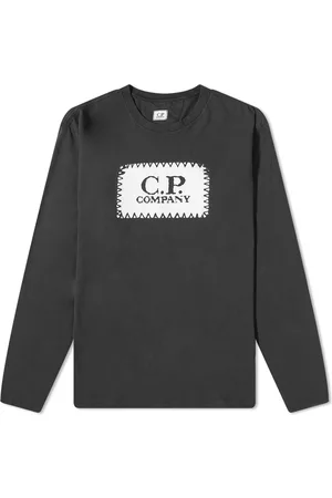 C.P. Company Long Sleeve Patch Logo Tee