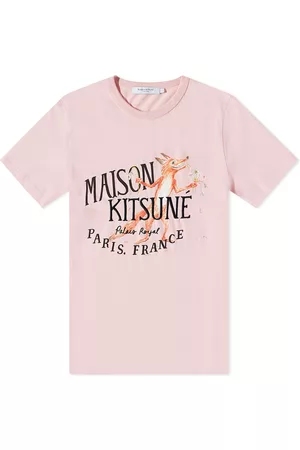 Maison Kitsuné Women T-shirts - Maison Kitsune Flower Fox Classic T-Shirt