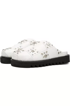 TOGA PULLA Women Sandals - Grid Stud Slip On Mule Shoes