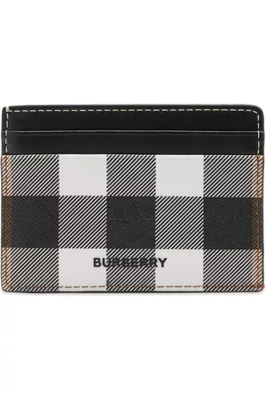 Burberry Men Wallets - Kier Check Card Holder