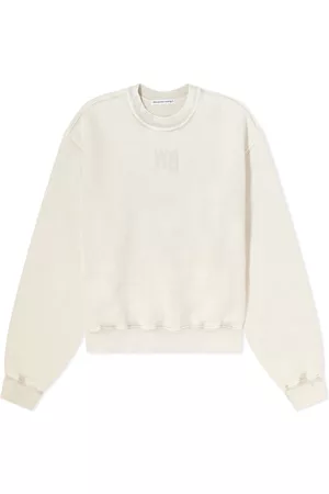Alexander Wang Puff Paint Logo Essential Crew Sweat