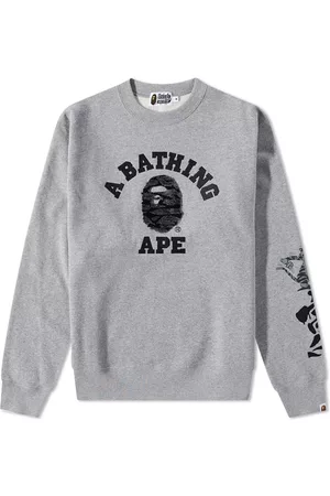 AAPE BY A BATHING APE Tiger Camo College Relaxed Fit Crew Sweat