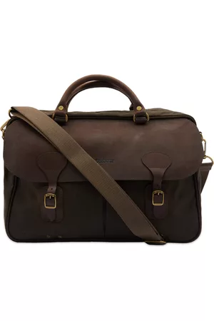 Barbour Wax Leather Briefcase