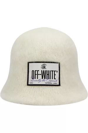OFF-WHITE Women Hats - Label Mohair Bucket Hat