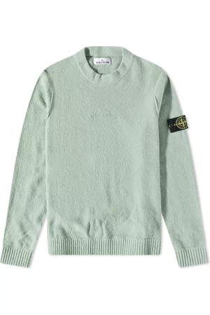 Stone Island Jumpers - 40th Anniversary Boucle Mock Neck Knit