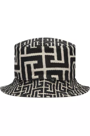Balmain Men Hats - Jacquard Monogram Bucket Hat