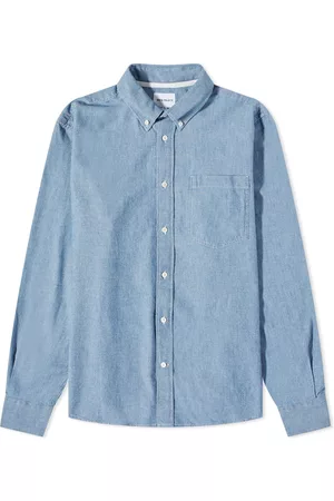 Norse projects Men Sleeveless Shirts - Algot Chambray Shirt