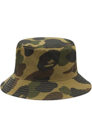 A Bathing Ape New Era 1st Camo Bucket Hat green