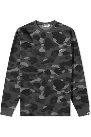 Bathing ape long outlet sleeve shirt