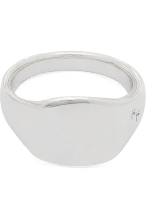 TOM WOOD Mini Signet Cushion Ring in