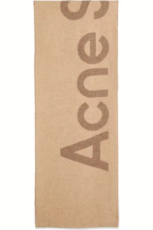 Acne Studios Toronty Logo Contrast Recycled Scarf in
