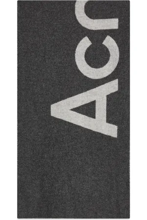 Acne Studios Toronty Logo Contrast Recycled Scarf in